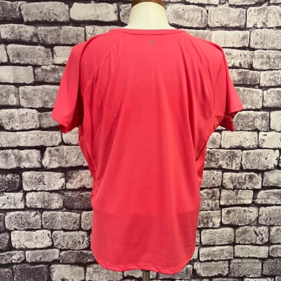 Izod Cool FX Pink Short Sleeve Crew Neck Top Size XL - Picture 5 of 7